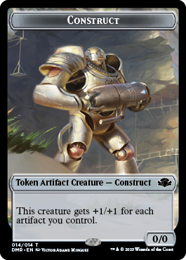 Elephant // Construct Double-Sided Token [Dominaria Remastered Tokens] | Spectrum Games