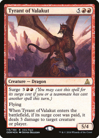 Tyrant of Valakut [Oath of the Gatewatch Promos] | Spectrum Games