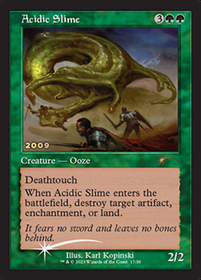 Acidic Slime [30th Anniversary Promos] | Spectrum Games