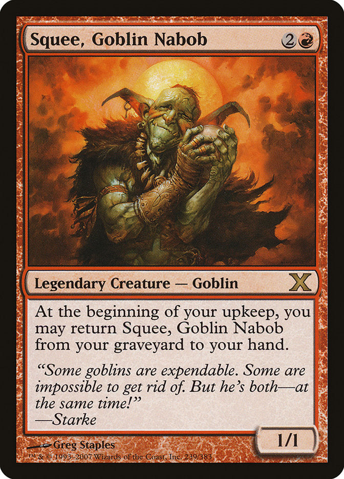 Squee, Goblin Nabob [Tenth Edition] | Spectrum Games