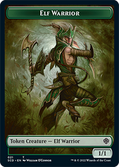 Elf Warrior // Cat Beast Double-Sided Token [Starter Commander Decks] | Spectrum Games