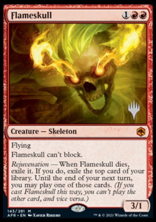 Flameskull (Promo Pack) [Dungeons & Dragons: Adventures in the Forgotten Realms Promos] | Spectrum Games