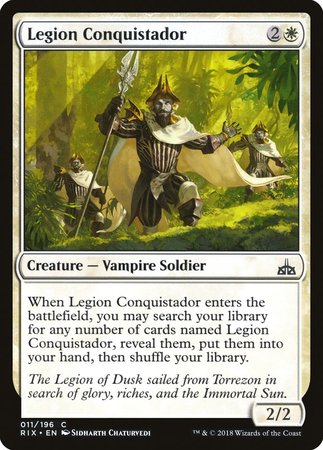 Legion Conquistador [Rivals of Ixalan] | Spectrum Games