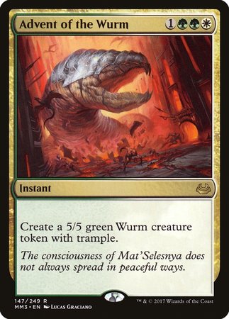 Advent of the Wurm [Modern Masters 2017] | Spectrum Games