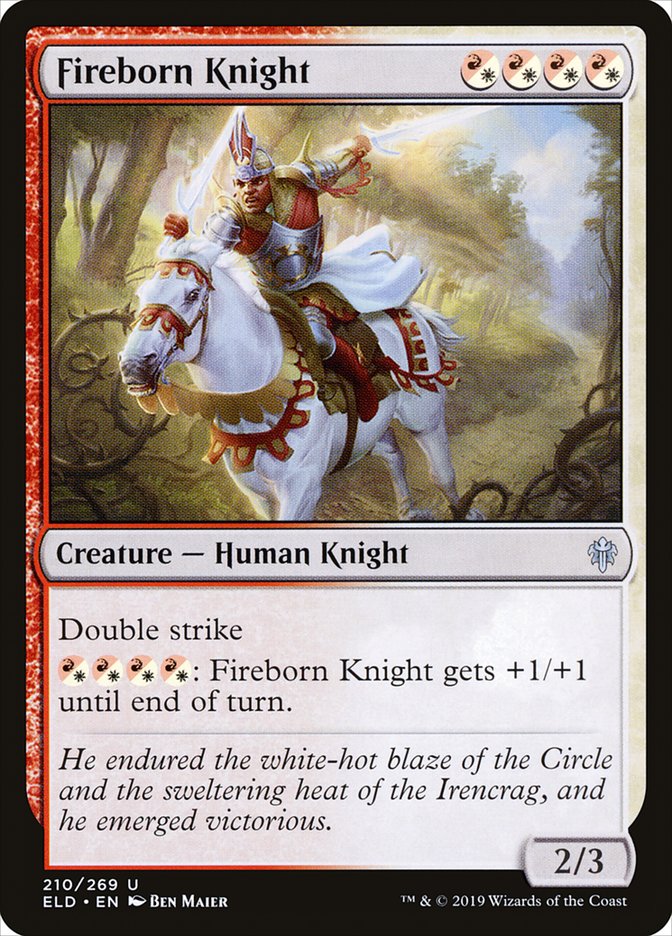 Fireborn Knight [Throne of Eldraine] | Spectrum Games