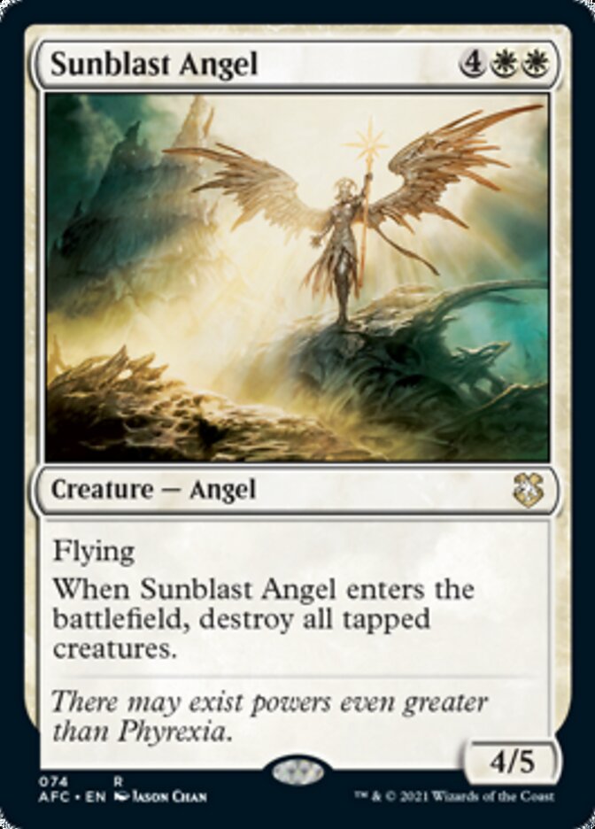 Sunblast Angel [Dungeons & Dragons: Adventures in the Forgotten Realms Commander] | Spectrum Games