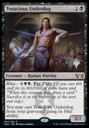 Tenacious Underdog (Promo Pack) [Streets of New Capenna Promos] | Spectrum Games