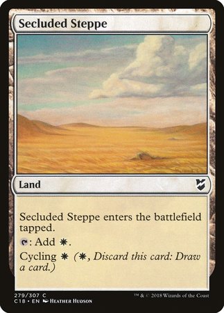 Secluded Steppe [Commander 2018] | Spectrum Games