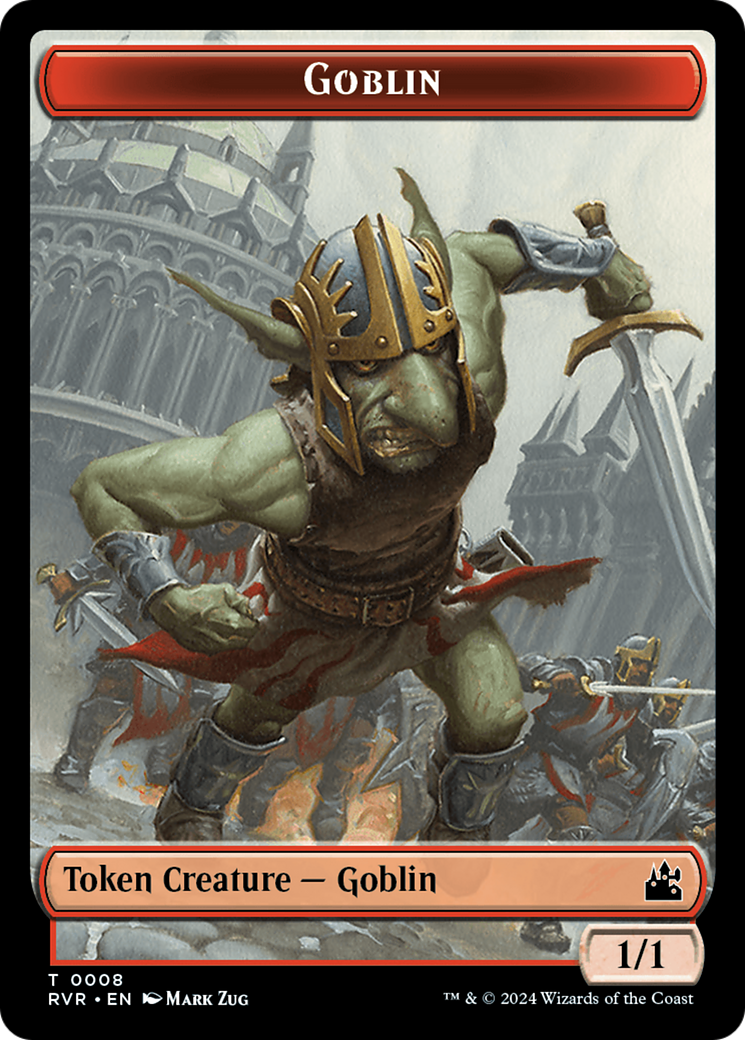 Goblin (0008) // Sphinx Double-Sided Token [Ravnica Remastered Tokens] | Spectrum Games