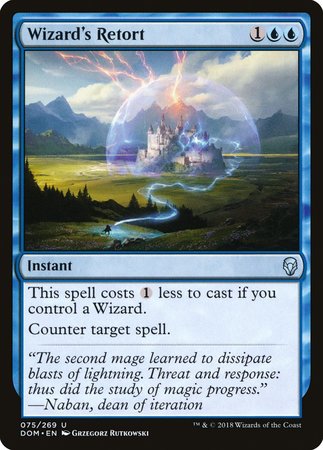 Wizard's Retort [Dominaria] | Spectrum Games