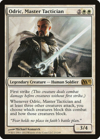 Odric, Master Tactician [Magic 2013] | Spectrum Games