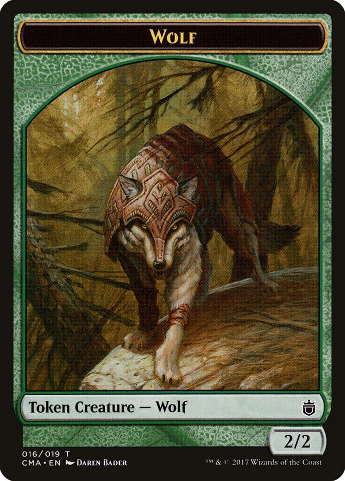 Wolf (016/019) [Commander Anthology Tokens] | Spectrum Games