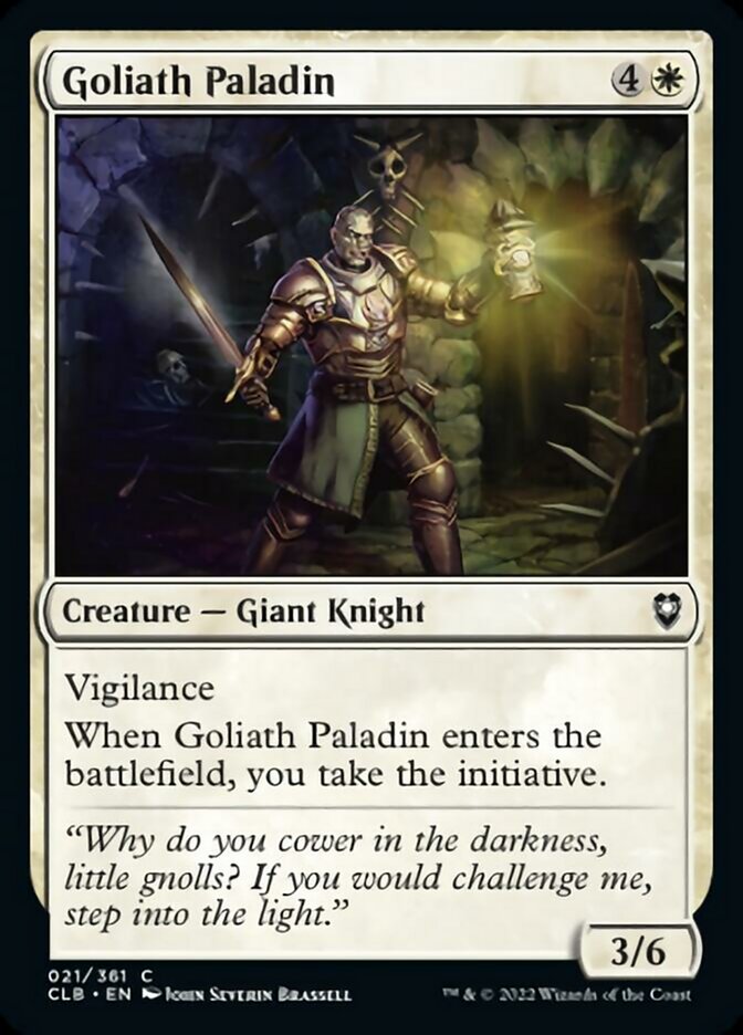 Goliath Paladin [Commander Legends: Battle for Baldur's Gate] | Spectrum Games