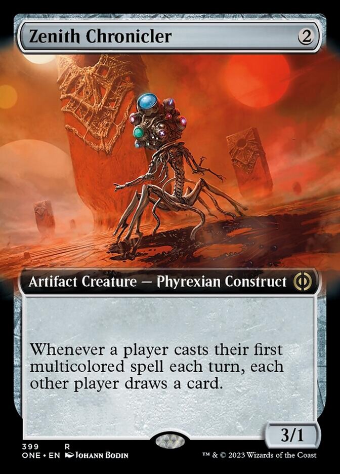 Zenith Chronicler (Extended Art) [Phyrexia: All Will Be One] | Spectrum Games