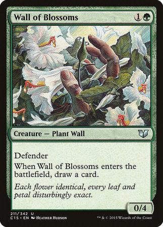 Wall of Blossoms [Commander 2015] | Spectrum Games