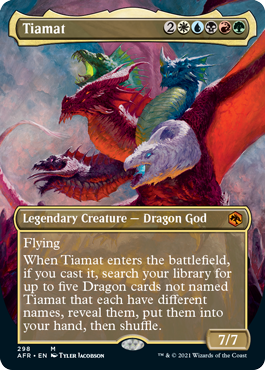 Tiamat (Extended) (Alternative art) [Dungeons & Dragons: Adventures in the Forgotten Realms] | Spectrum Games