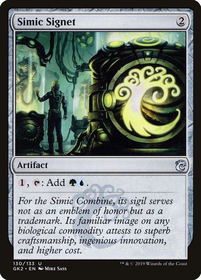 Simic Signet [Ravnica Allegiance Guild Kit] | Spectrum Games