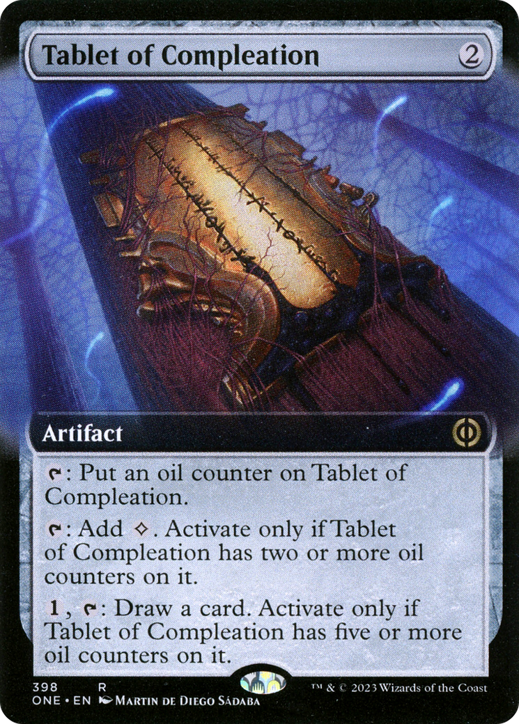 Tablet of Compleation (Extended Art) [Phyrexia: All Will Be One] | Spectrum Games
