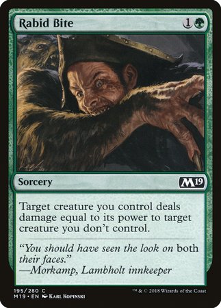 Rabid Bite [Core Set 2019] | Spectrum Games