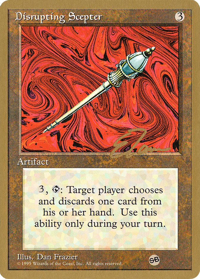 Disrupting Scepter (Eric Tam) (SB) [Pro Tour Collector Set] | Spectrum Games