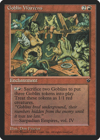 Goblin Warrens [Fallen Empires] | Spectrum Games