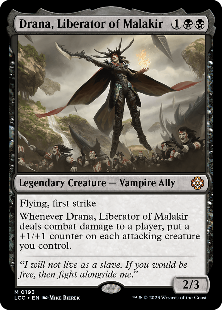 Drana, Liberator of Malakir [The Lost Caverns of Ixalan Commander] | Spectrum Games