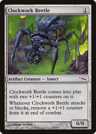 Clockwork Beetle [Mirrodin] | Spectrum Games