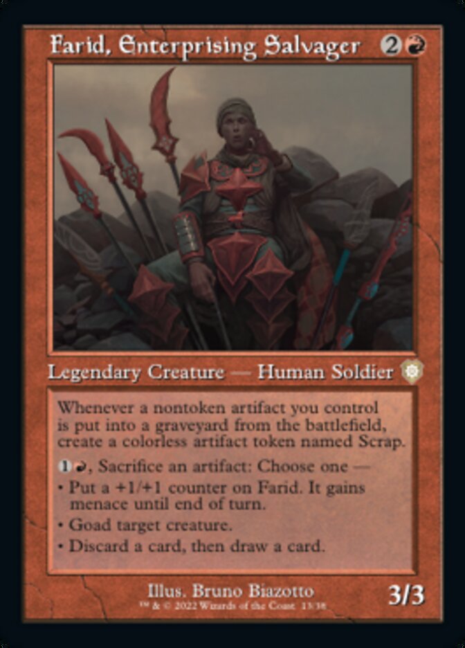 Farid, Enterprising Salvager (Retro) [The Brothers' War Commander] | Spectrum Games