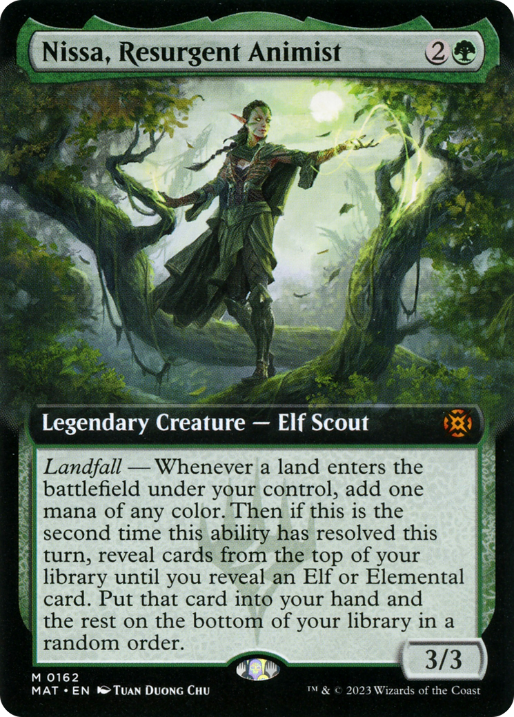 Nissa, Resurgent Animist (Extended Art) [March of the Machine: The Aftermath] | Spectrum Games