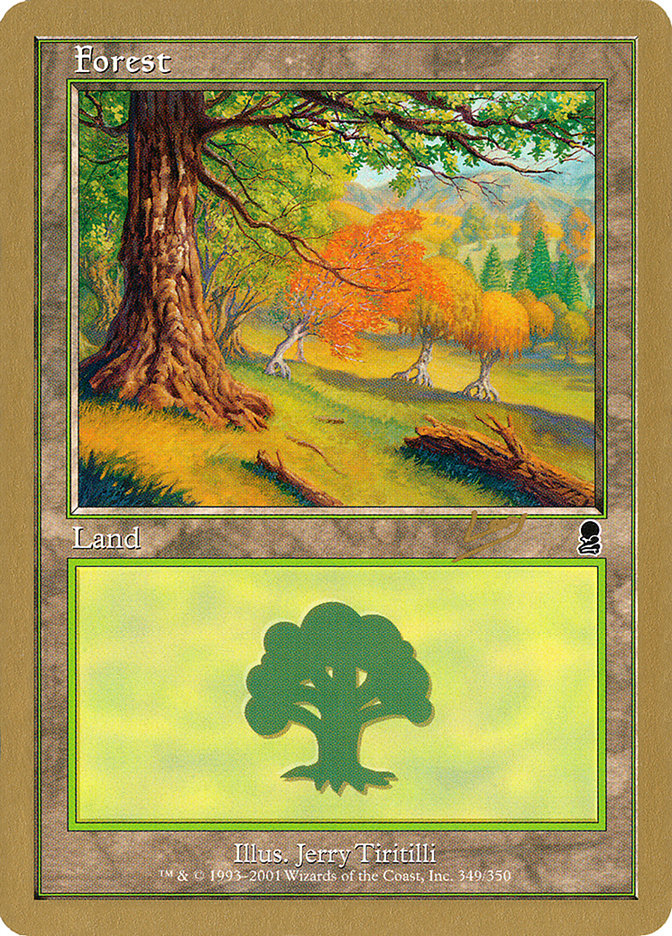 Forest (349) (Raphael Levy) [World Championship Decks 2002] | Spectrum Games