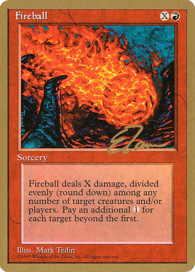 Fireball (Eric Tam) [Pro Tour Collector Set] | Spectrum Games