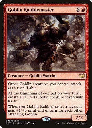 Goblin Rabblemaster [Duel Decks: Merfolk vs. Goblins] | Spectrum Games