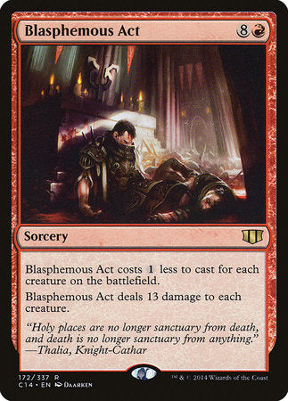 Blasphemous Act [Commander 2014] | Spectrum Games