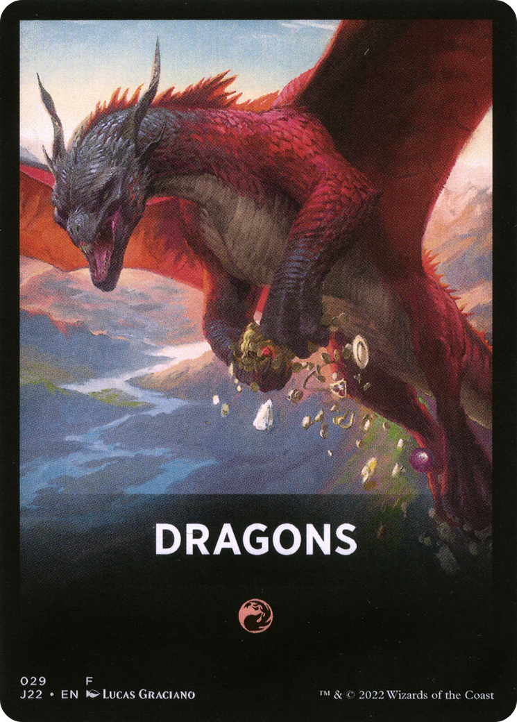 Dragons Theme Card [Jumpstart 2022 Front Cards] | Spectrum Games