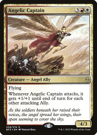Angelic Captain [Battle for Zendikar Promos] | Spectrum Games