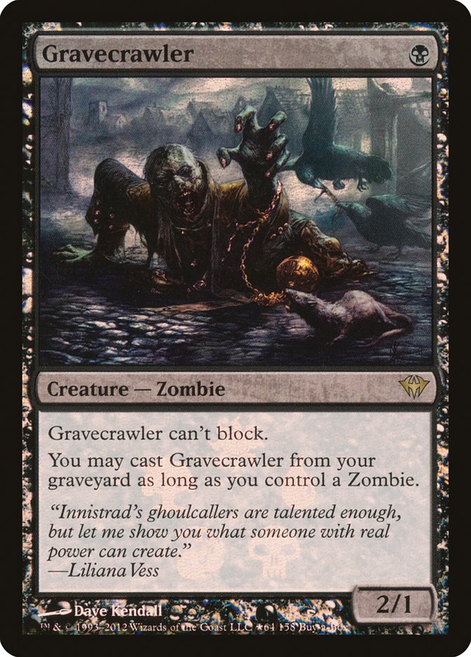 Gravecrawler (Buy-A-Box) [Dark Ascension Promos] | Spectrum Games