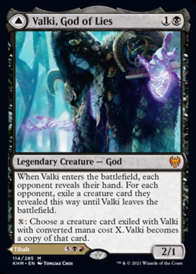 Valki, God of Lies // Tibalt, Cosmic Impostor [Kaldheim] | Spectrum Games