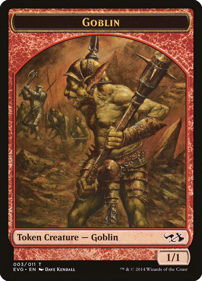 Goblin Token (Elves vs. Goblins) [Duel Decks Anthology Tokens] | Spectrum Games