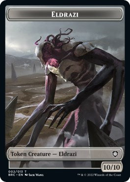 Servo // Eldrazi Double-Sided Token [The Brothers' War Commander Tokens] | Spectrum Games