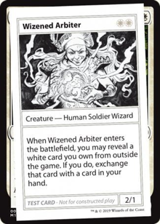 Wizened Arbiter (2021 Edition) [Mystery Booster Playtest Cards] | Spectrum Games