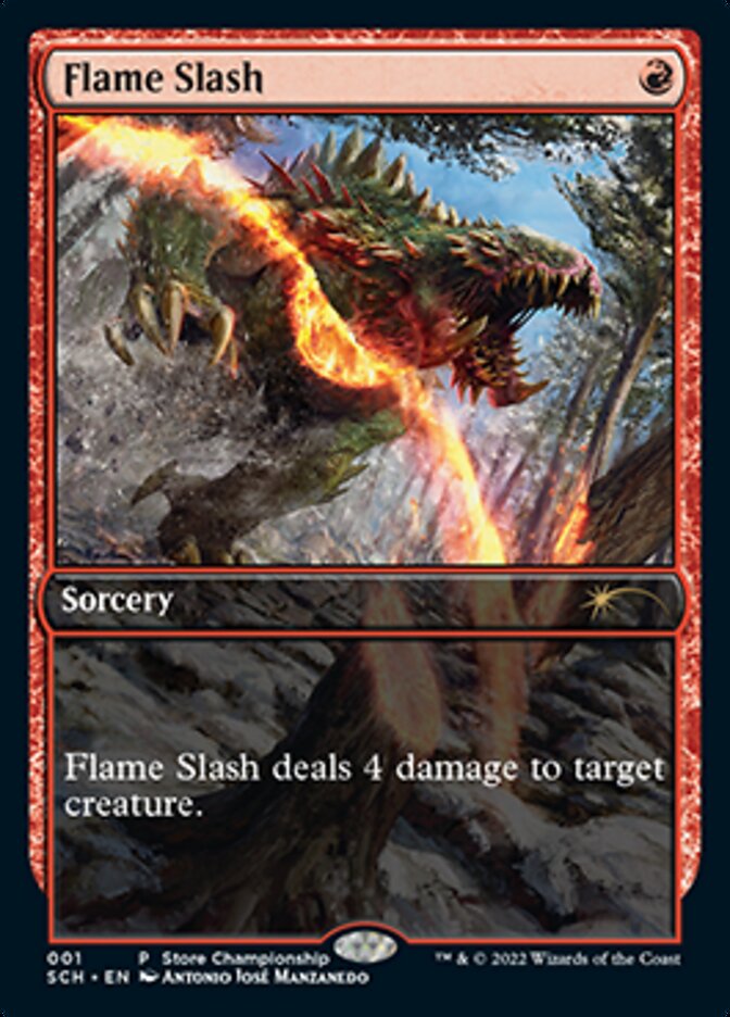 Flame Slash (Extended Art) [Store Championships 2022] | Spectrum Games