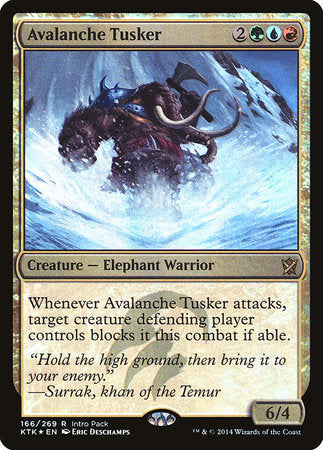 Avalanche Tusker [Khans of Tarkir Promos] | Spectrum Games