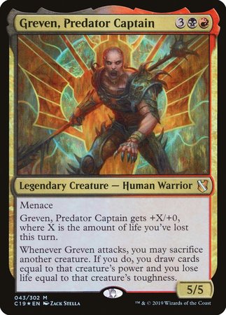 Greven, Predator Captain [Commander 2019] | Spectrum Games