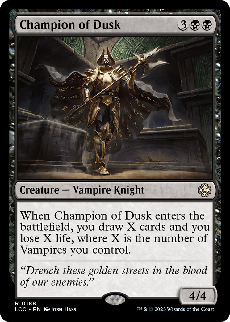 Champion of Dusk [The Lost Caverns of Ixalan Commander] | Spectrum Games