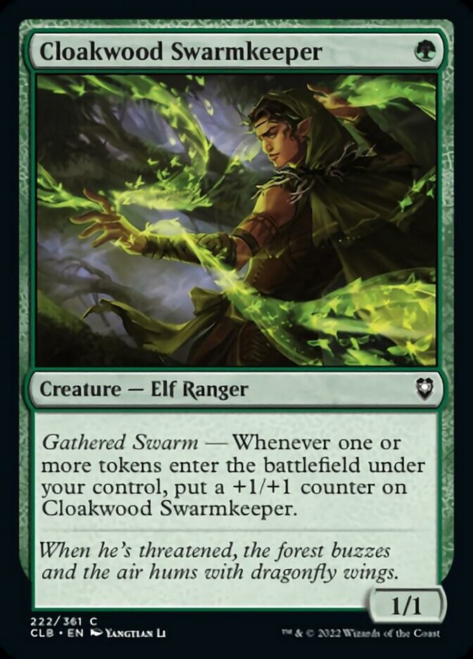 Cloakwood Swarmkeeper [Commander Legends: Battle for Baldur's Gate] | Spectrum Games