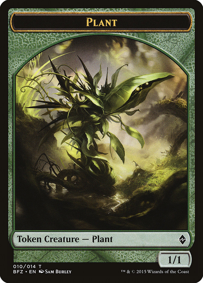 Plant [Battle for Zendikar Tokens] | Spectrum Games
