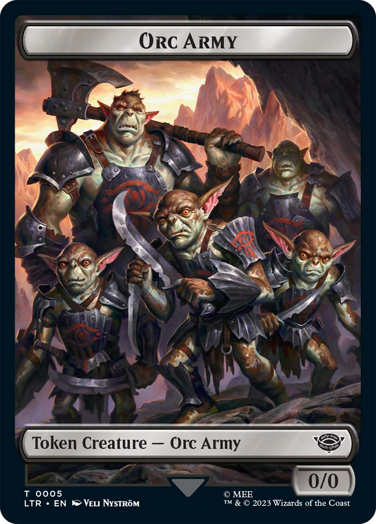 Food (11) // Orc Army (05) Double-Sided Token [The Lord of the Rings: Tales of Middle-Earth Tokens] | Spectrum Games