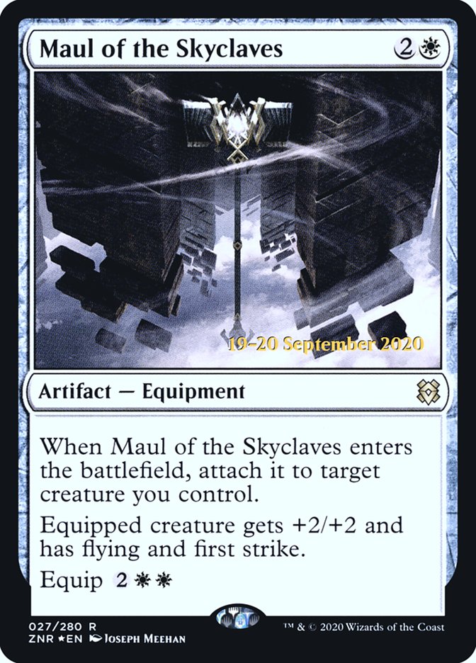 Maul of the Skyclaves  (Prerelease) [Zendikar Rising Prerelease Promos] | Spectrum Games