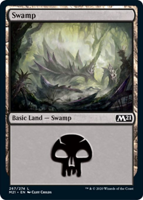 Swamp (267) [Core Set 2021] | Spectrum Games