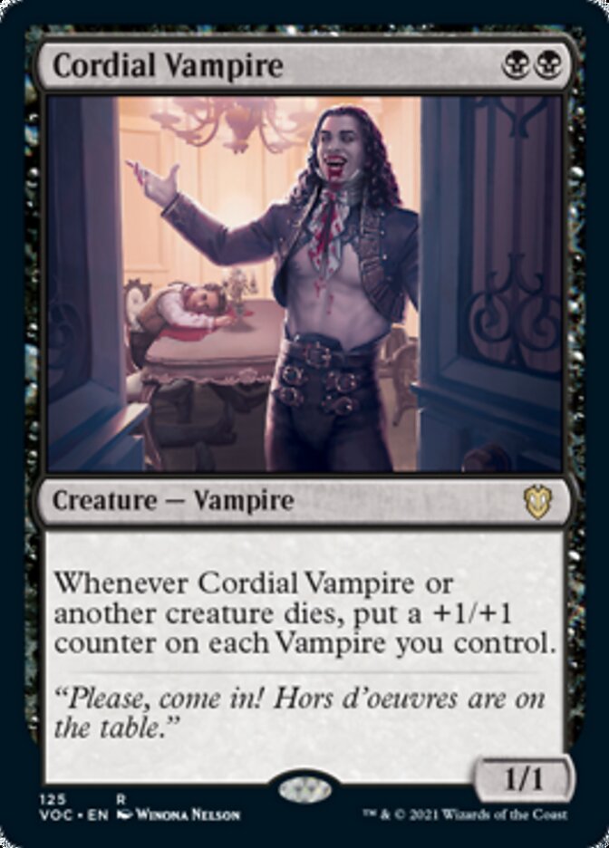 Cordial Vampire [Innistrad: Crimson Vow Commander] | Spectrum Games